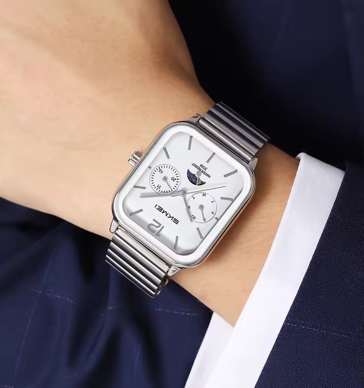 SKMEI 2509 Vintage Moonphase (White)_img_1