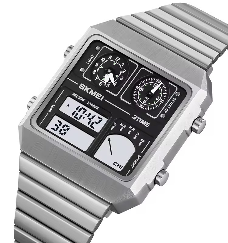 SKMEI 2198 Digital Multifunctions (Silver)_img_2