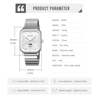 SKMEI 2509 Vintage Moonphase (White)_img_3