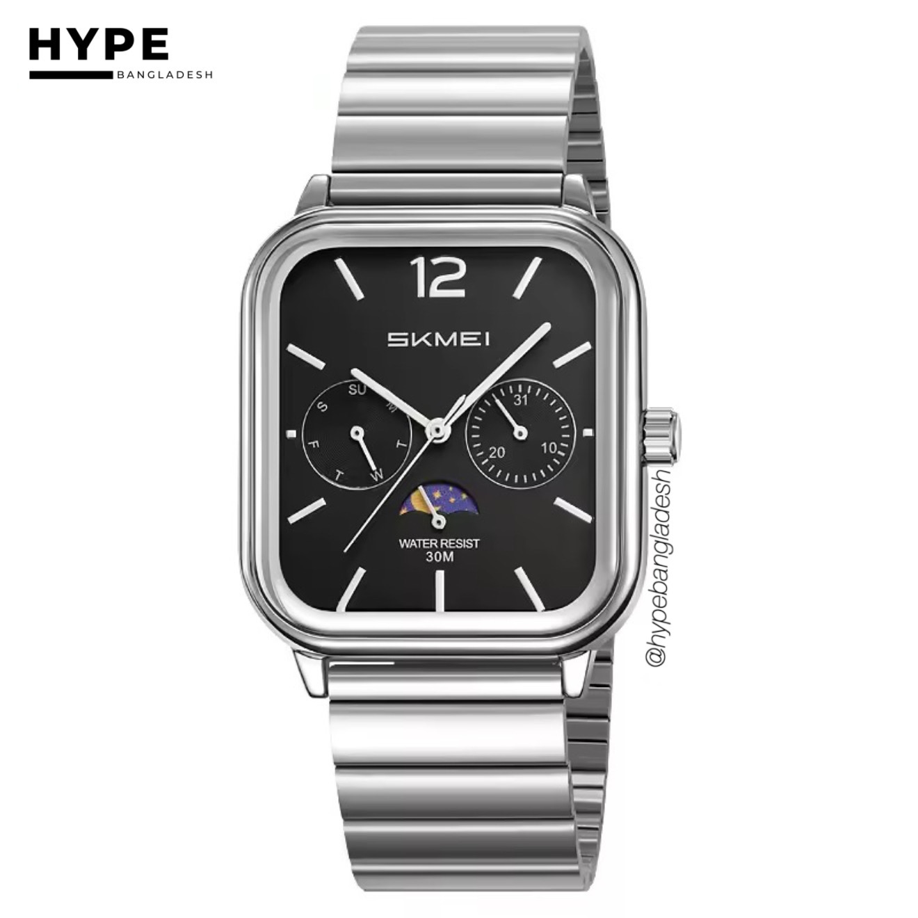 SKMEI 2509 Vintage Moonphase (Black)