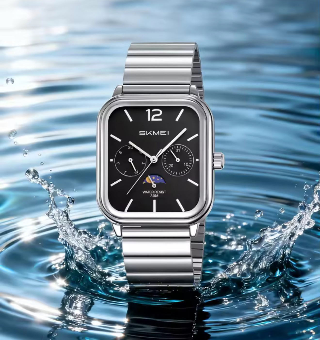 SKMEI 2509 Vintage Moonphase (Black)_img_2