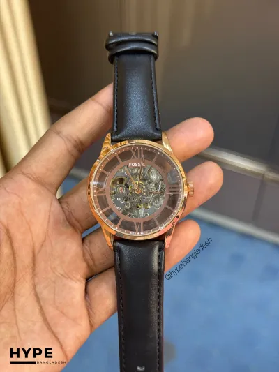 Fossil Transperent Automatic (Black-Rosegold)_img_0