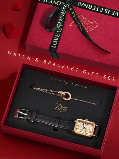Lucky Fox 1PCS Watch With Bracelet Gift Set For Women_img_1