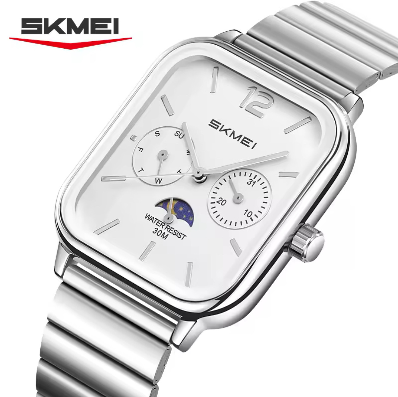 SKMEI 2509 Vintage Moonphase (White)_img_2