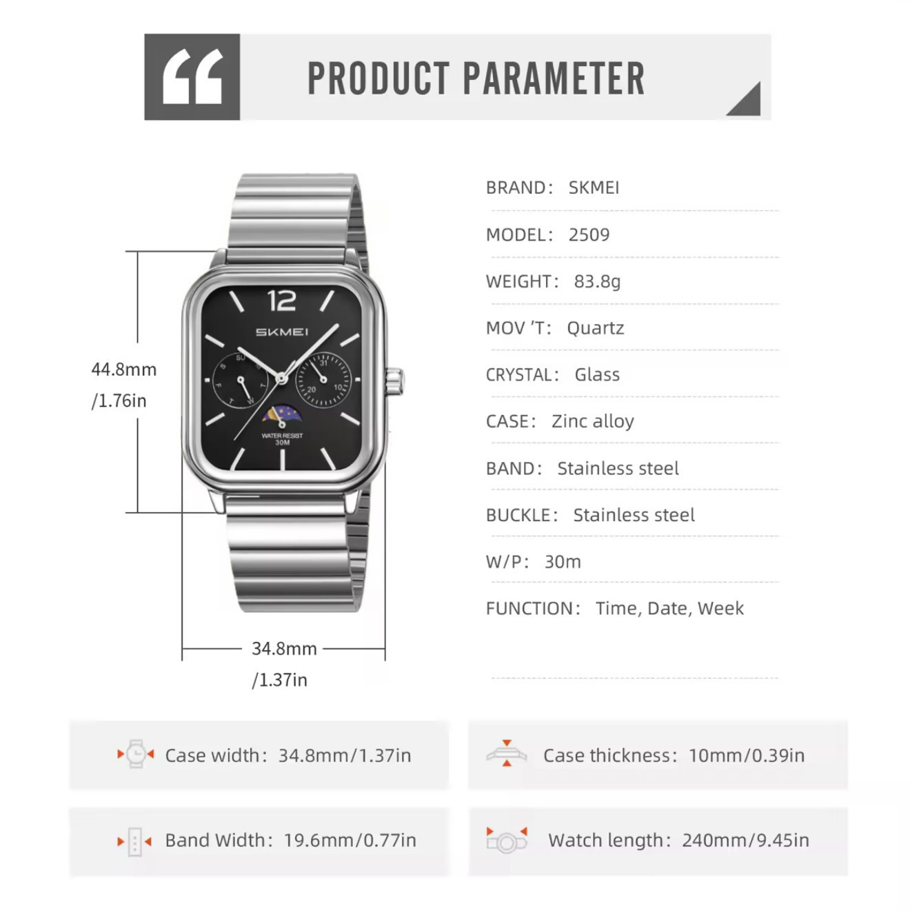 SKMEI 2509 Vintage Moonphase (Black)_img_4