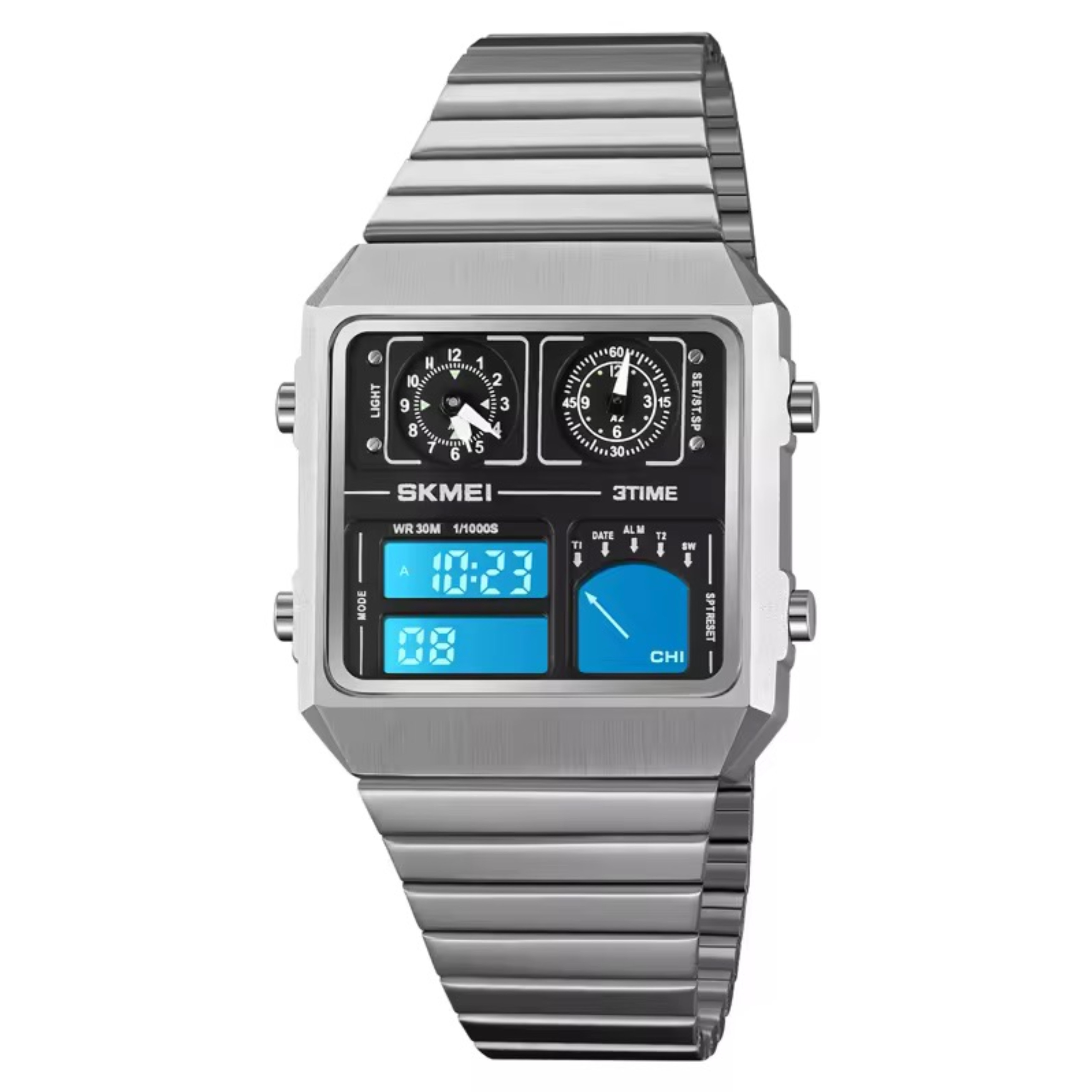 SKMEI 2198 Digital Multifunctions (Silver)_img_1