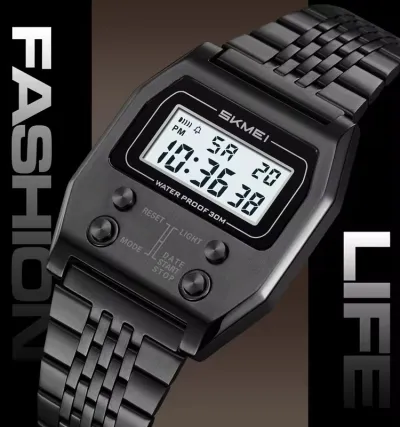 SKMEI 2460 Vintage Digital (Black)_img_1