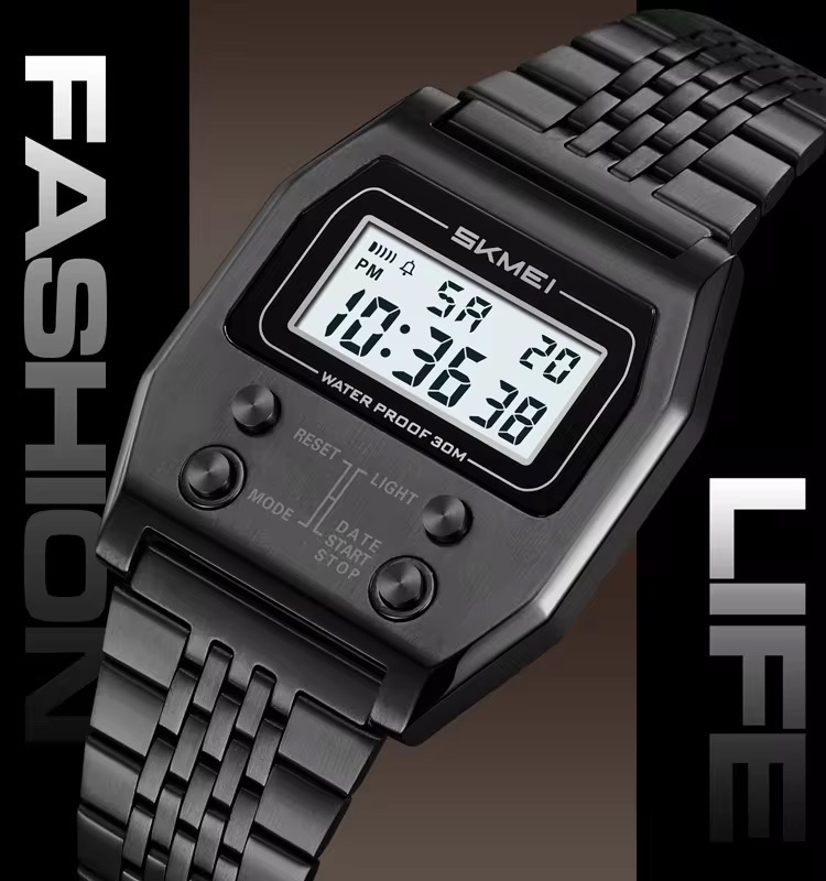 SKMEI 2460 Vintage Digital (Black)_img_1