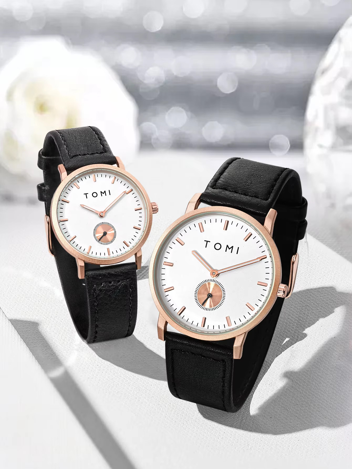 TOMI T-072 & T-073 Couple Watch_img_1
