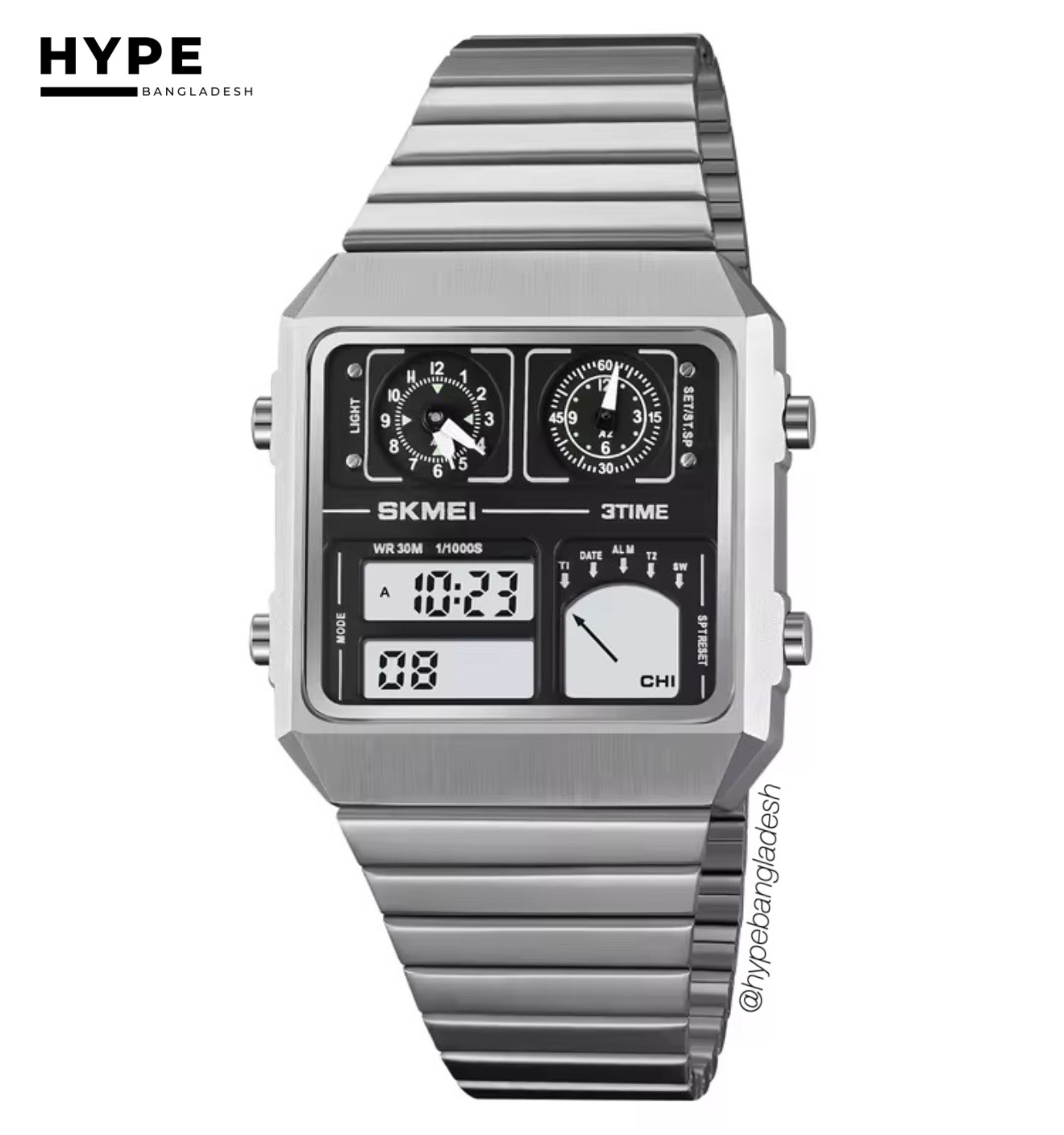 SKMEI 2198 Digital Multifunctions (Silver)