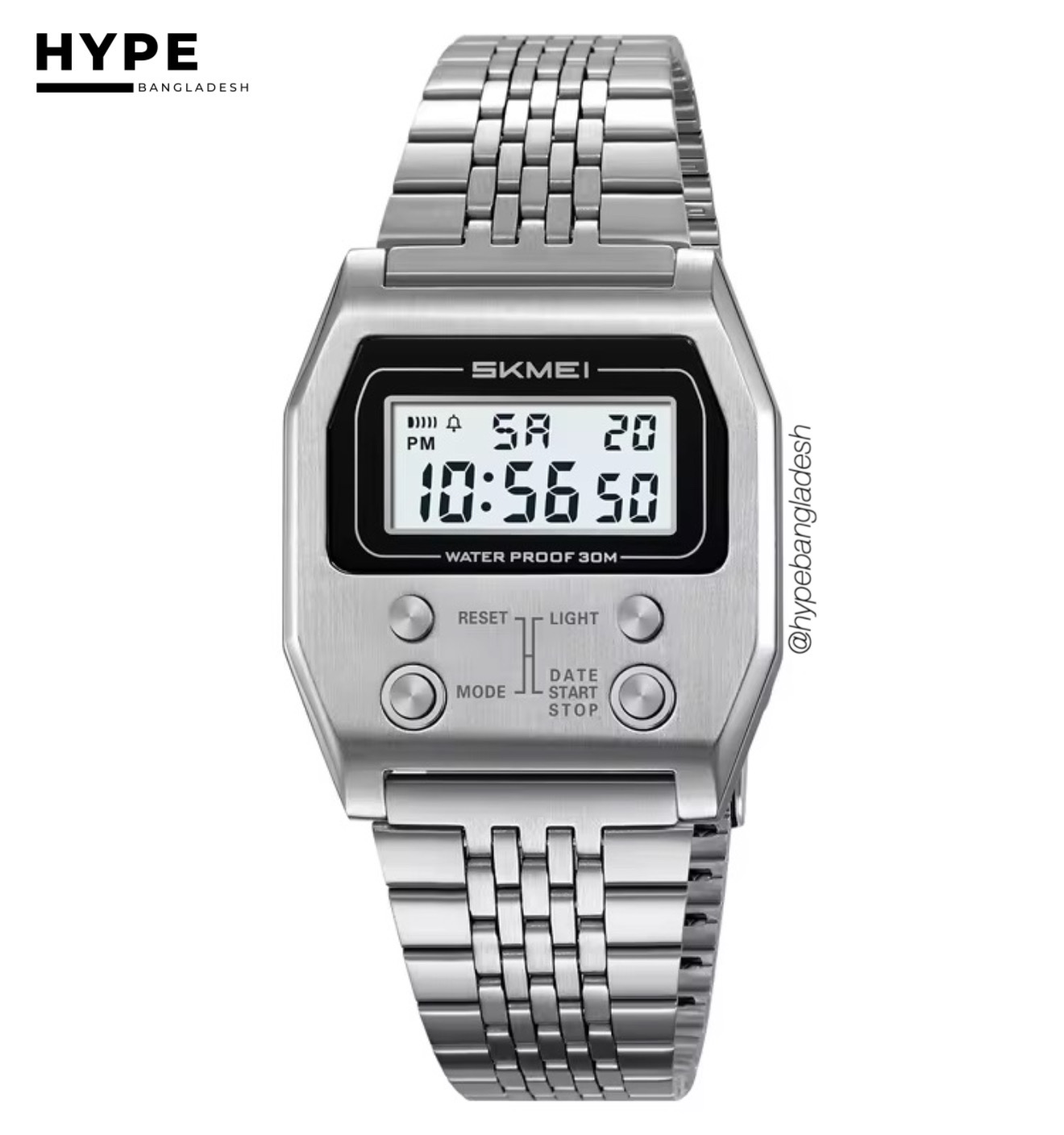 SKMEI 2460 Vintage Digital (Silver)