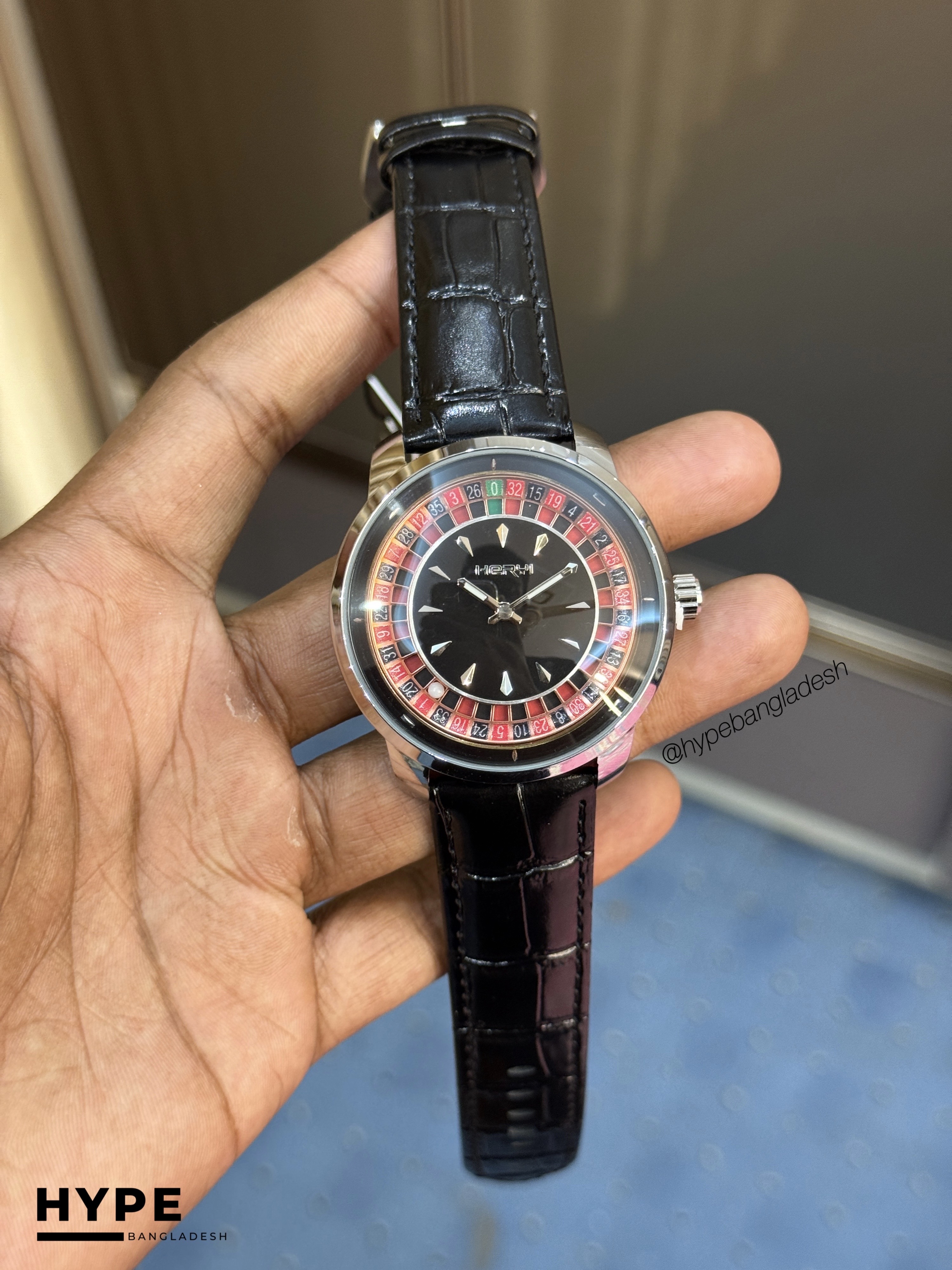 HERYI Casino Watch (Black-Silver)_img_0
