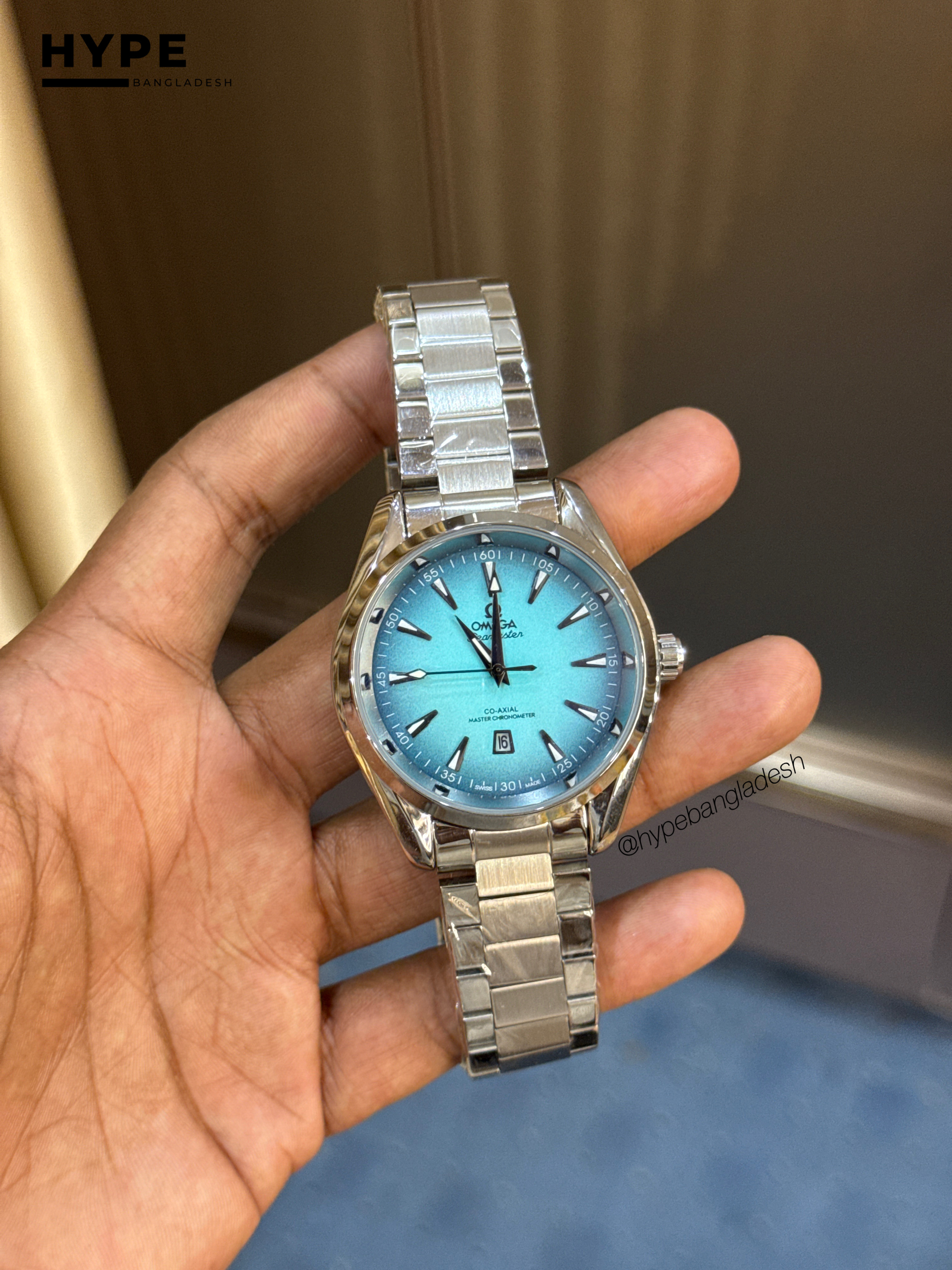 Omega Chain Sea-Master Aqua Terra Quartz (Turquoise) (Copy)_img_0