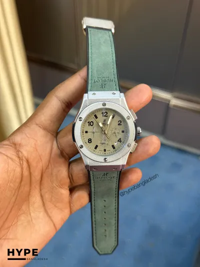 Hublot Big Bang Ash Dial Rubber belt (Green)_img_0