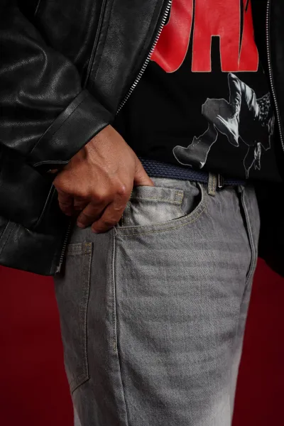 [Limited Stock] Bootcut-Fitted Denim - Ash_img_3