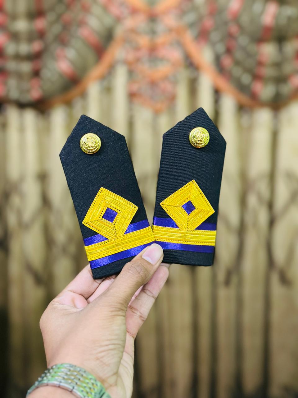 Fourth Engineer Button Epaulettes