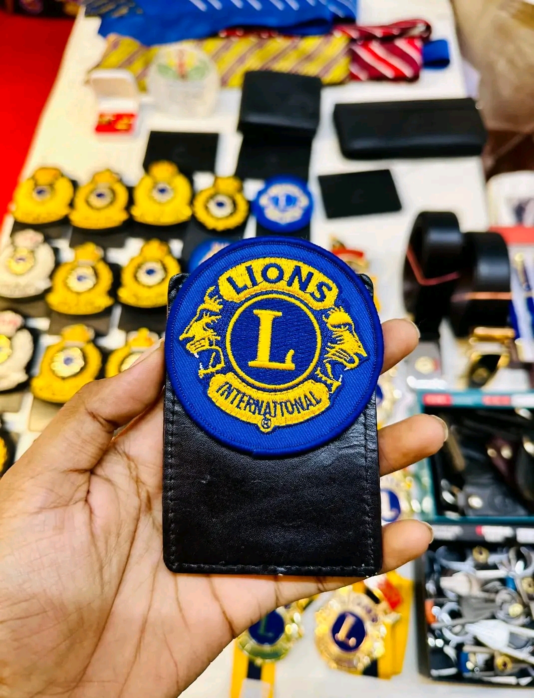 Lions Embroidery Pocket Badge
