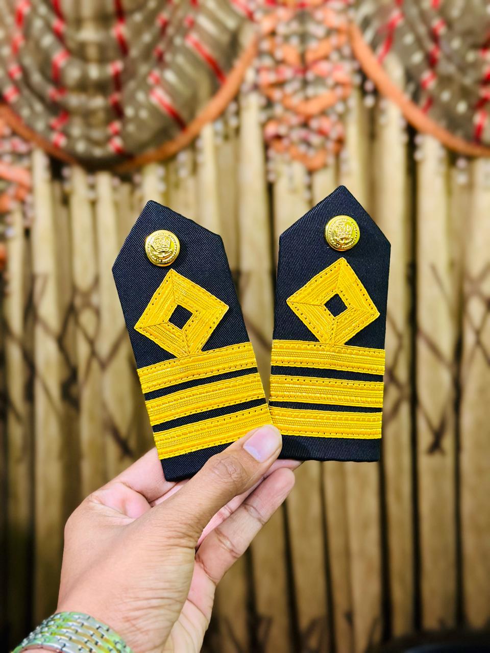 Chief Officer Button Epaulettes