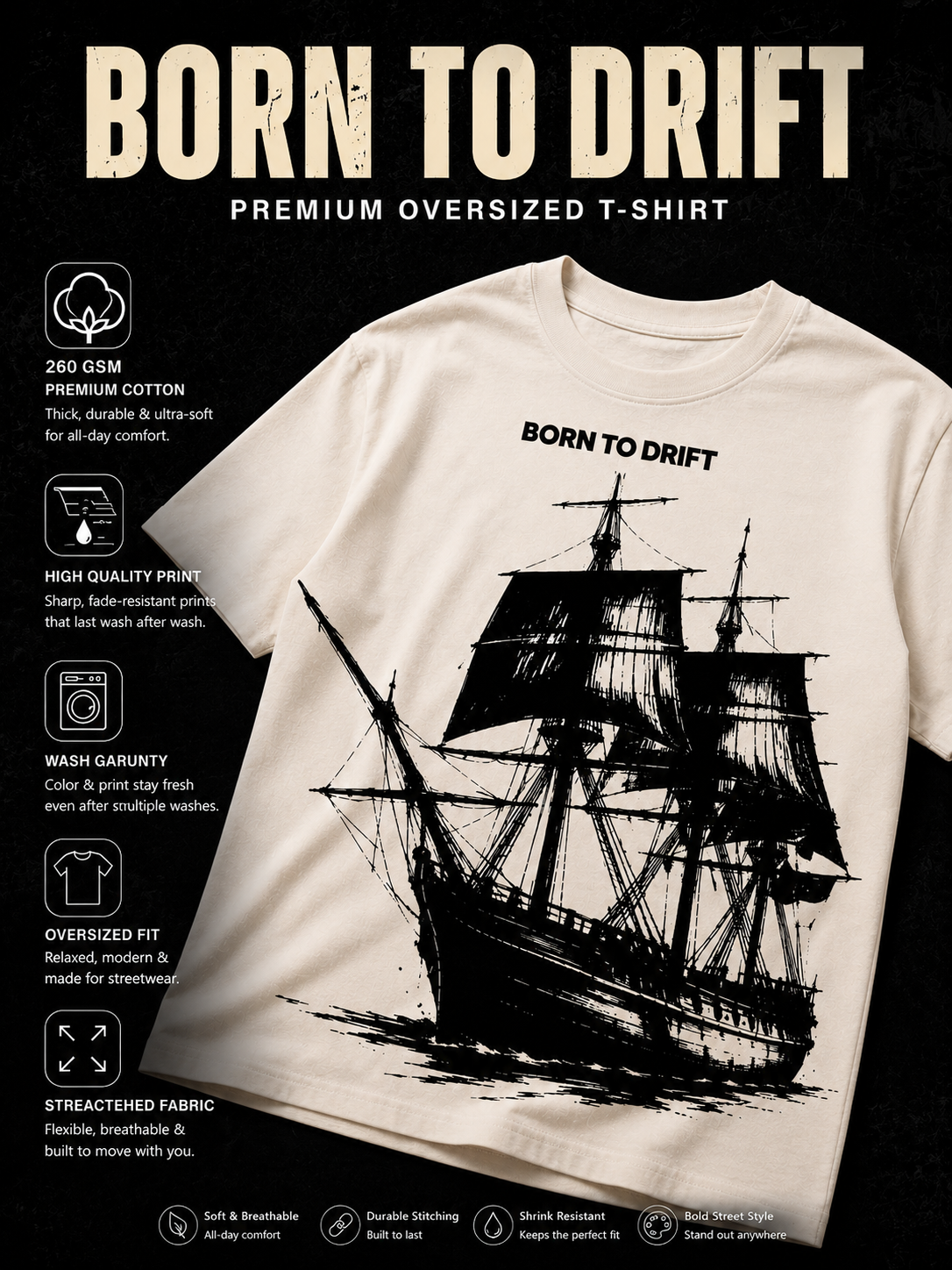 BORN TO DRIFT T SHIRT_img_1