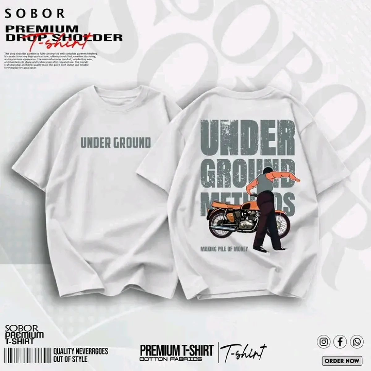 PREMIUM DROP SHOLDER T-shirt