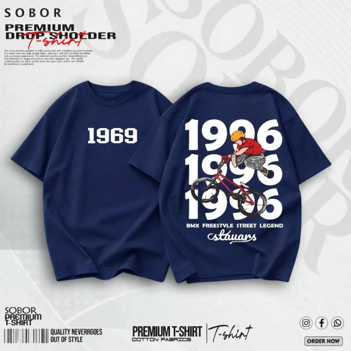 PREMIUM DROP SHOLDER T-shirt