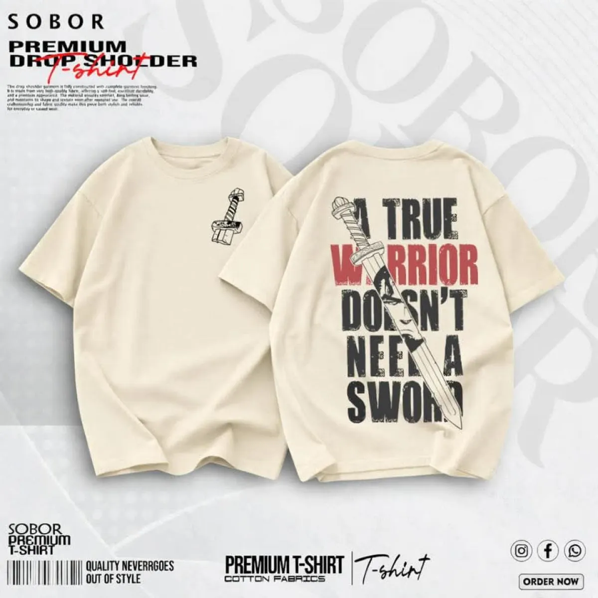 PREMIUM DROP SHOLDER T-shirt