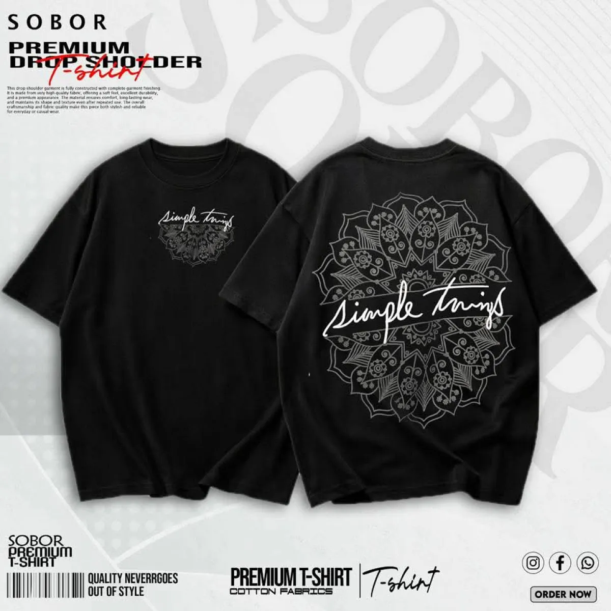PREMIUM DROP SHOLDER T-shirt