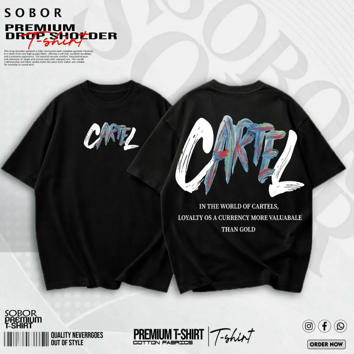 PREMIUM DROP SHOLDER T-shirt