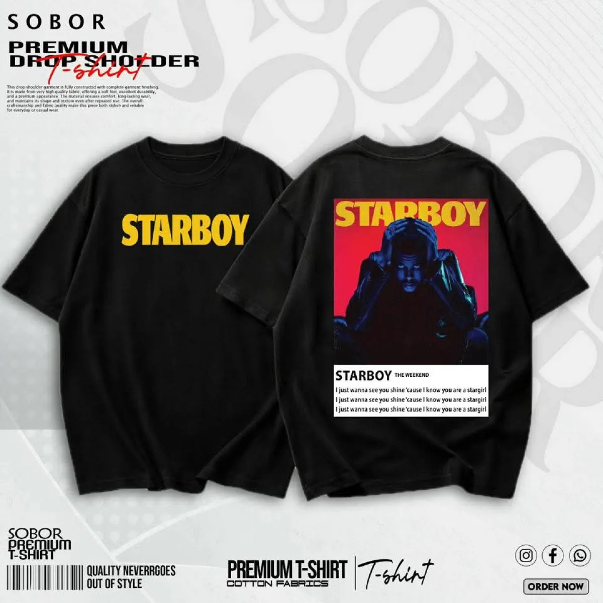 PREMIUM DROP SHOLDER T-shirt