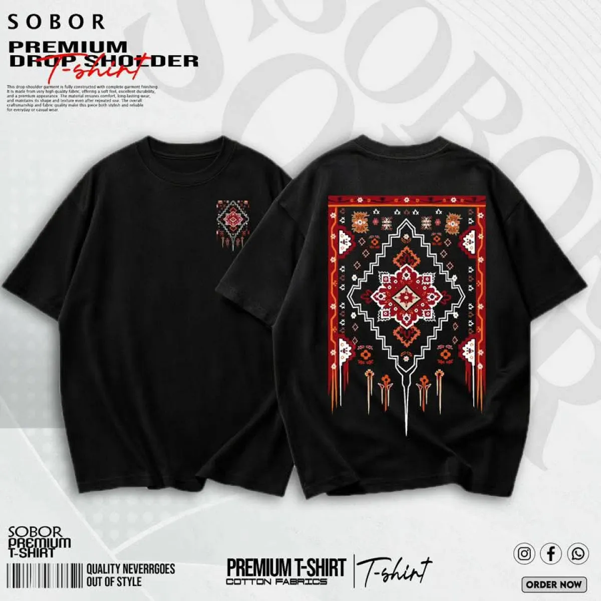 PREMIUM DROP SHOLDER T-shirt