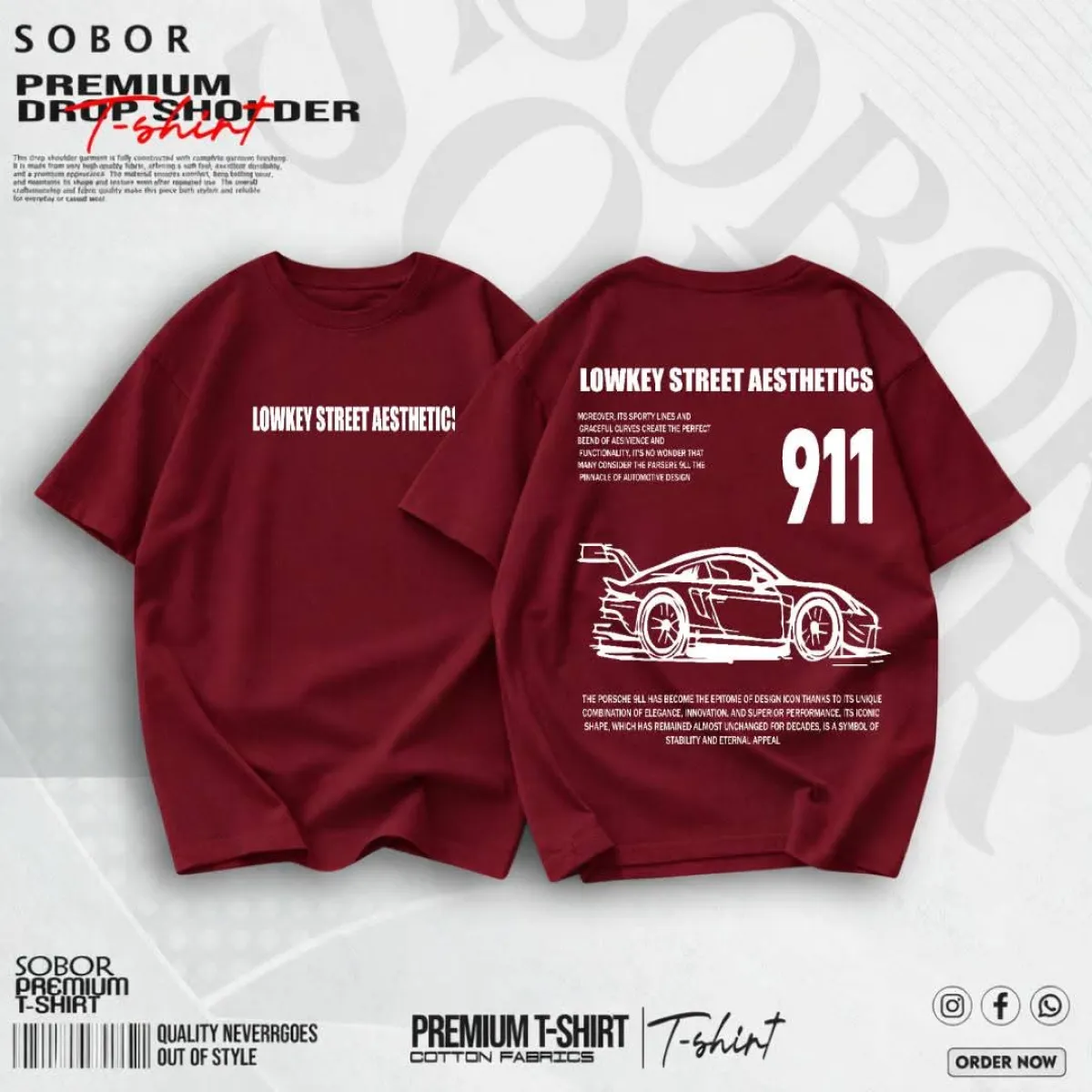 PREMIUM DROP SHOLDER T-shirt