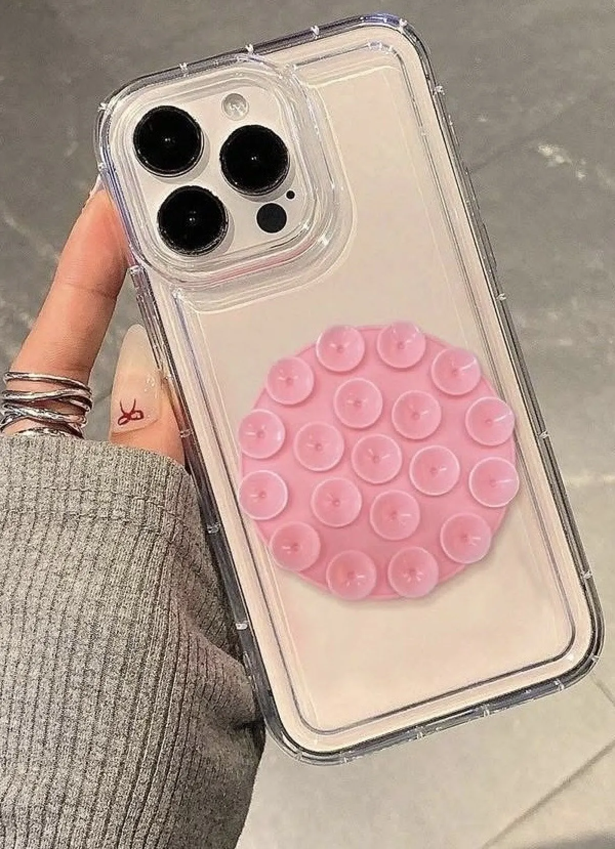 Suction Phone Holder [Round Shape] One Sided - Image 1