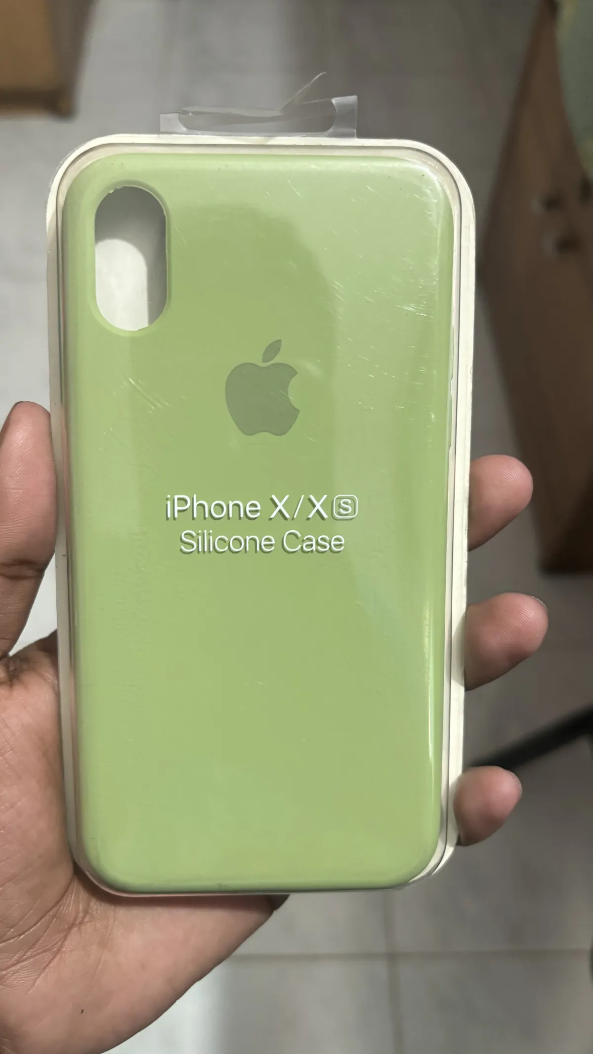 iPhone Silicon Cover (Mint lemon) - Image 3