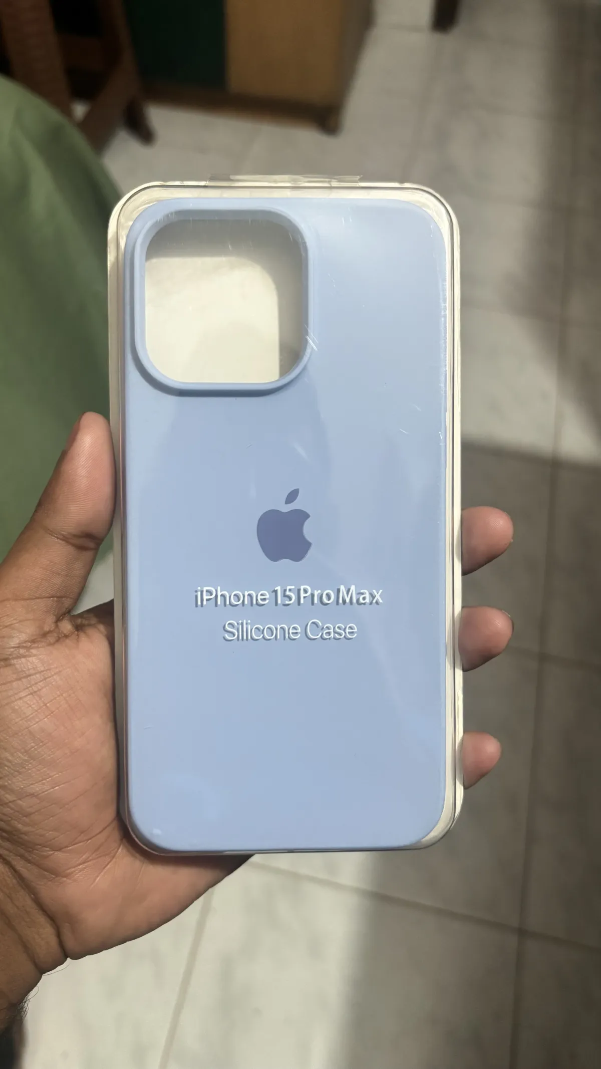 iPhone Silicon Cover (Sky Blue) - Image 3