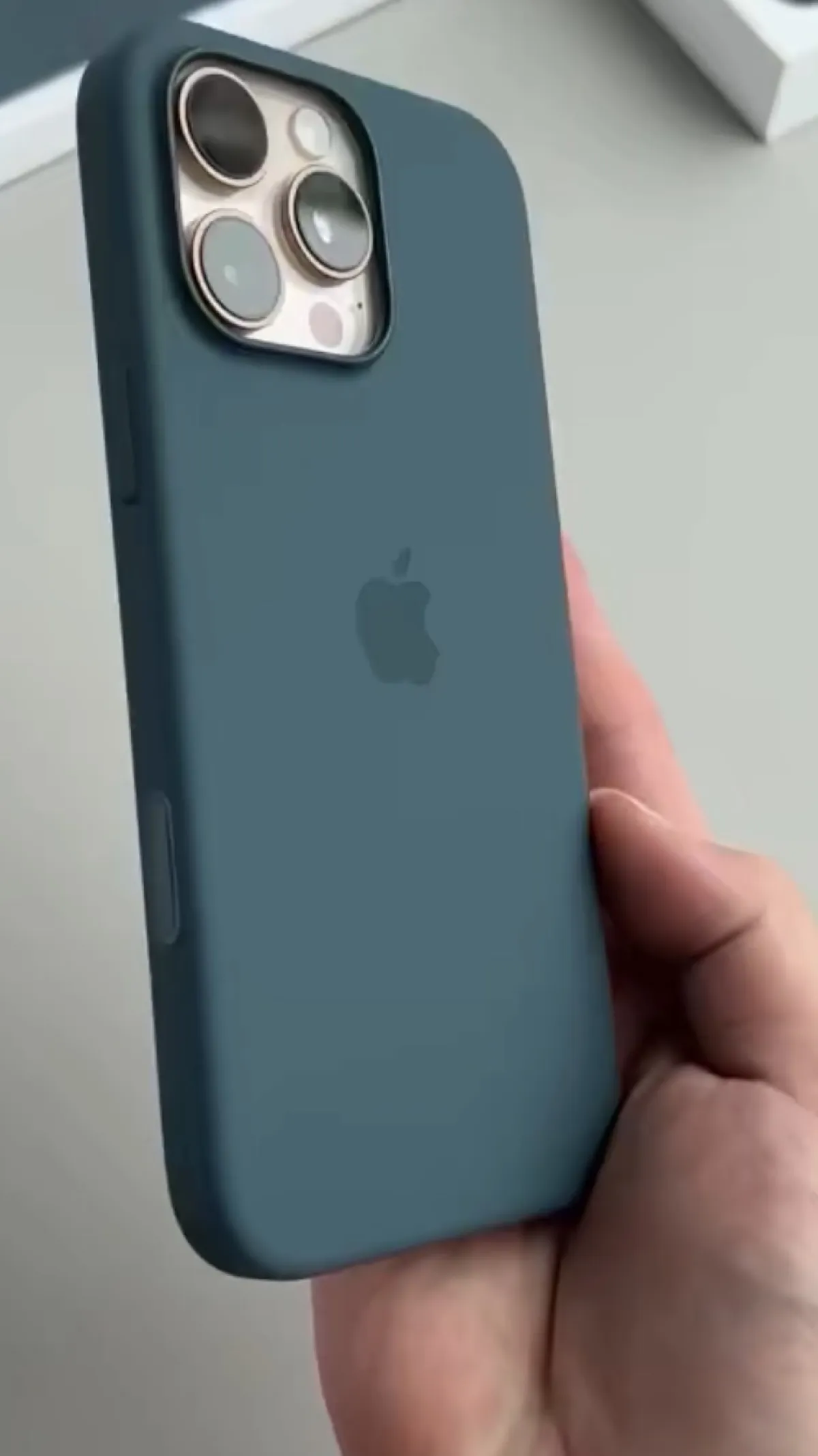 iPhone Silicon Cover (Sea Green) - Image 1