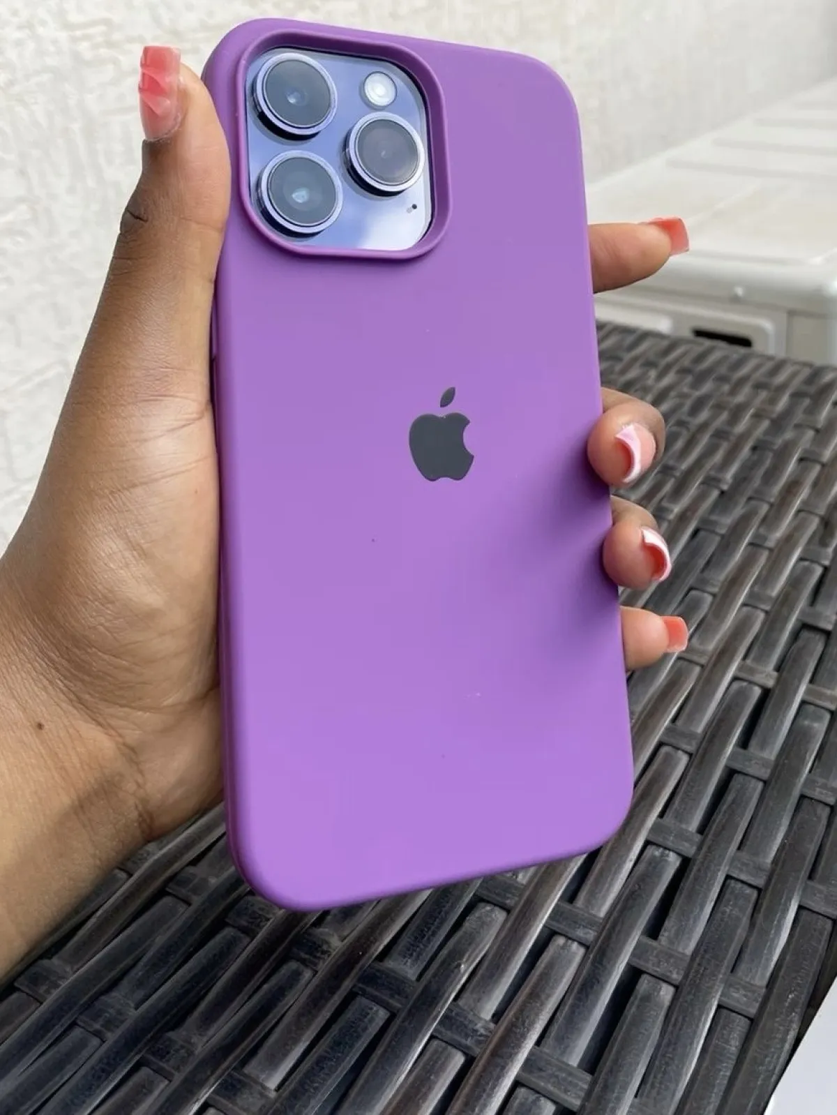 iPhone Silicon Cover (Purple) - Image 1