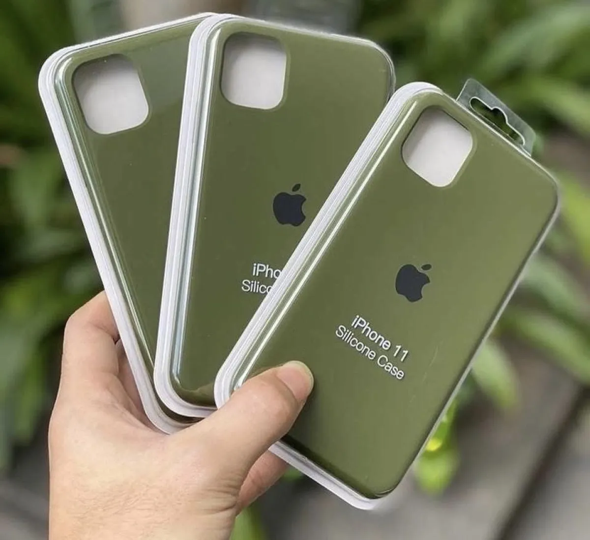 iPhone Silicon Cover (Olive)