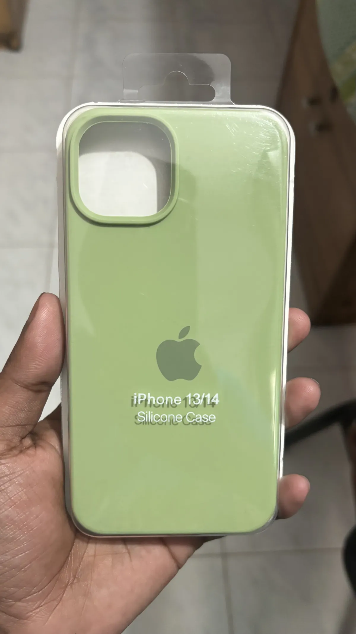 iPhone Silicon Cover (Mint lemon) - Image 6