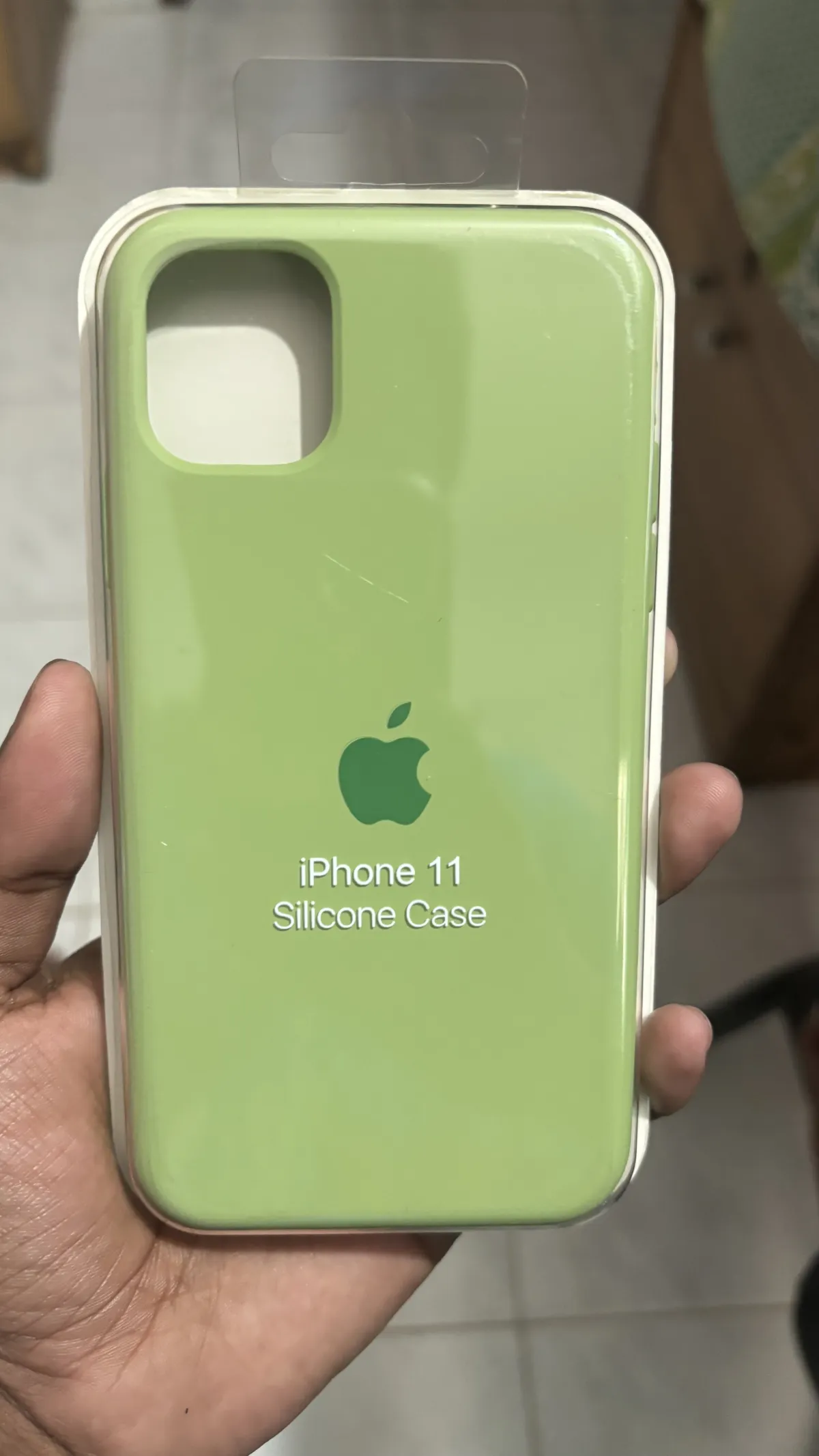 iPhone Silicon Cover (Mint lemon) - Image 4