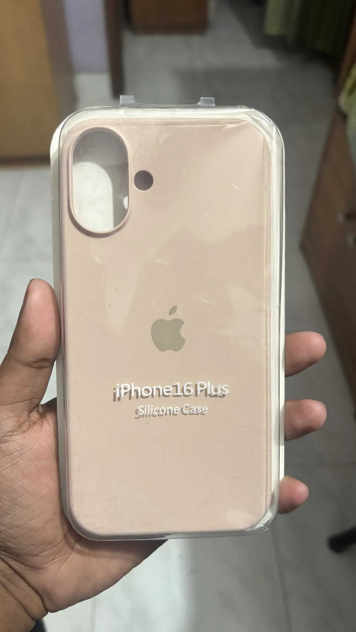 iPhone Silicon Cover (Sand Pink) - Image 3