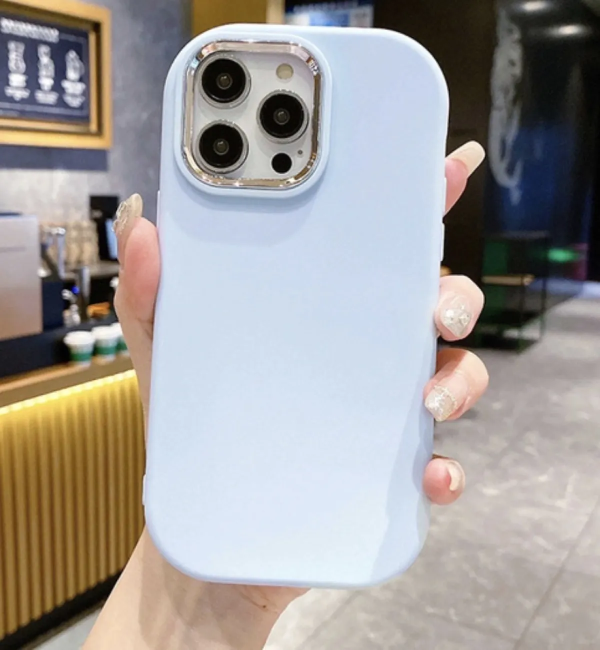 Premium Silicone Cover (Sky Blue) - Image 1