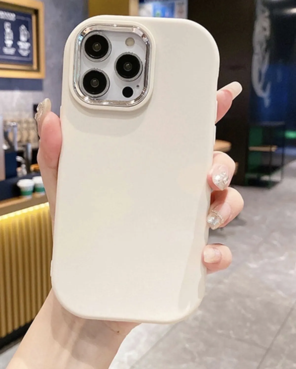 Premium Silicone Cover (Cream) - Image 1