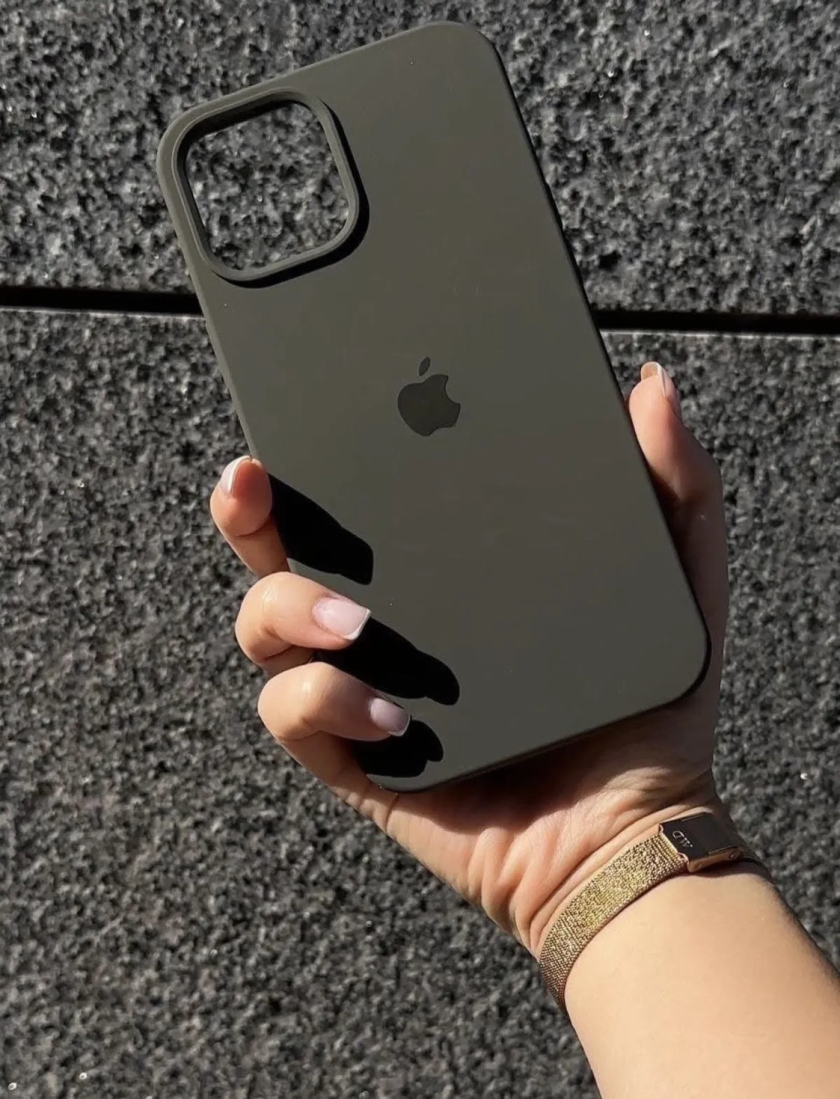 iPhone Silicon Cover (Grey) - Image 1