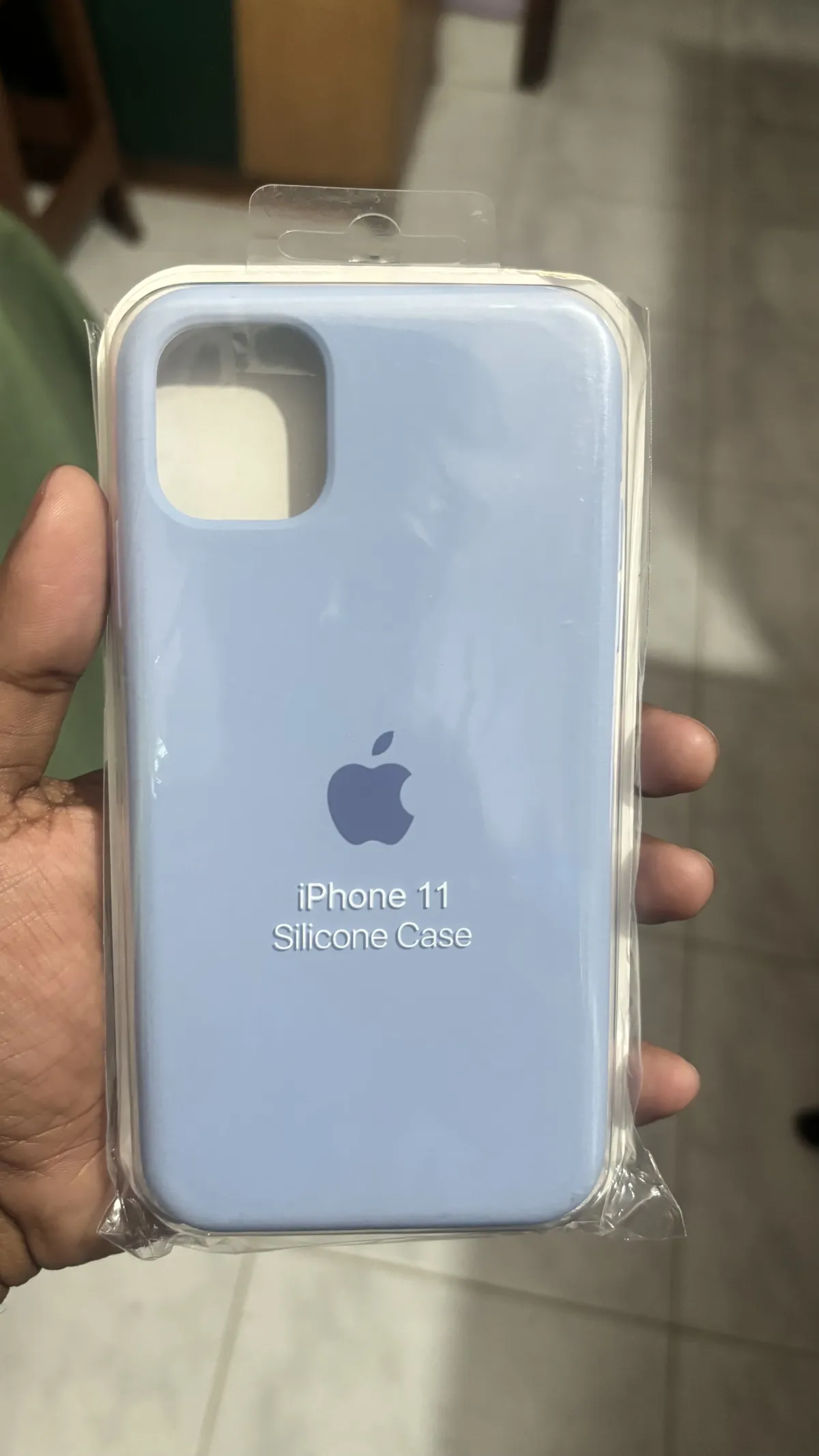 iPhone Silicon Cover (Sky Blue) - Image 6