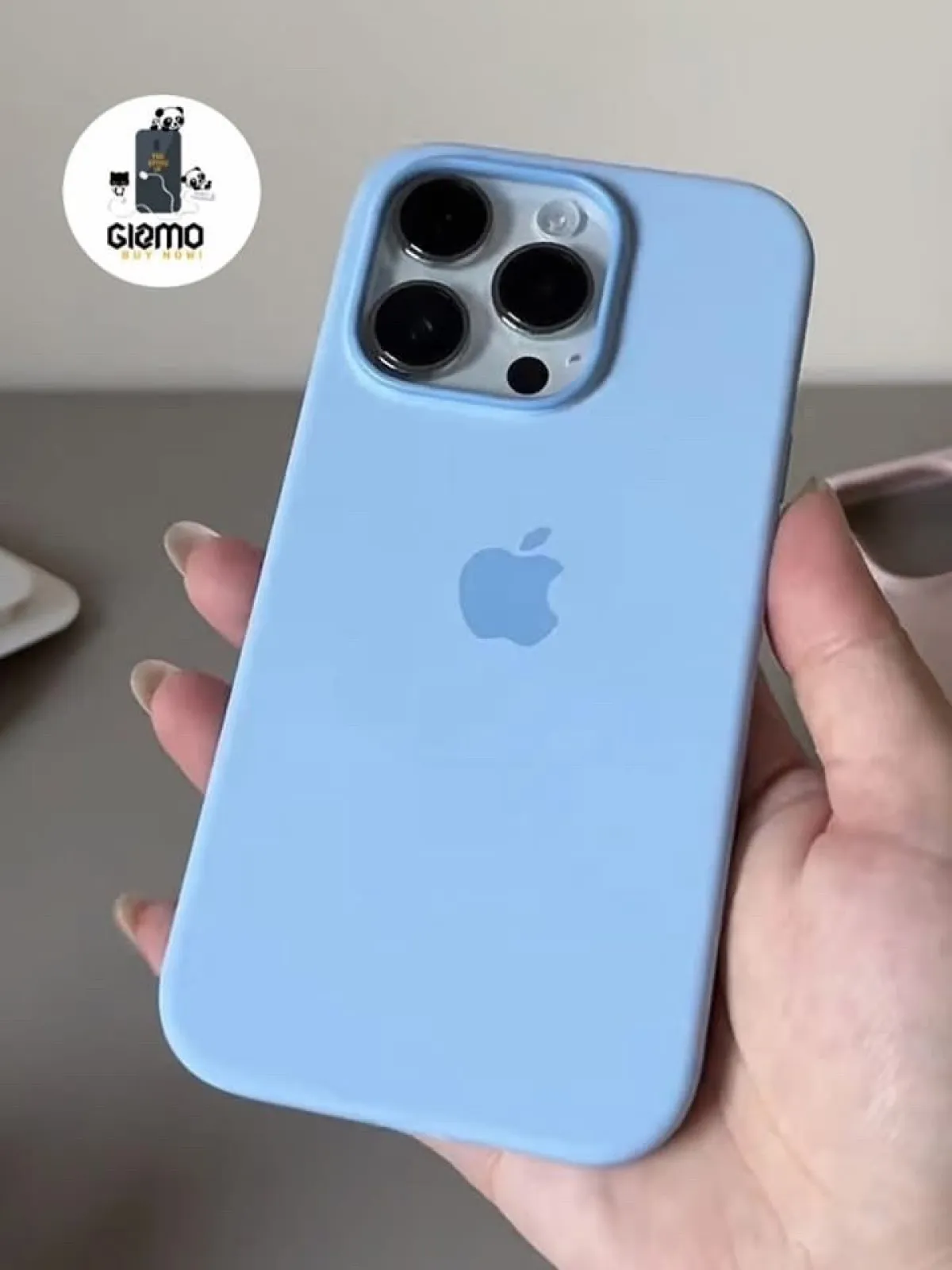 iPhone Silicon Cover (Sky Blue) - Image 2