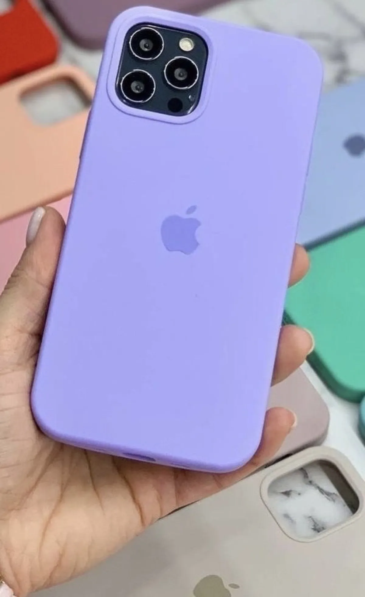 iPhone Silicon Cover (Lavender) - Image 1