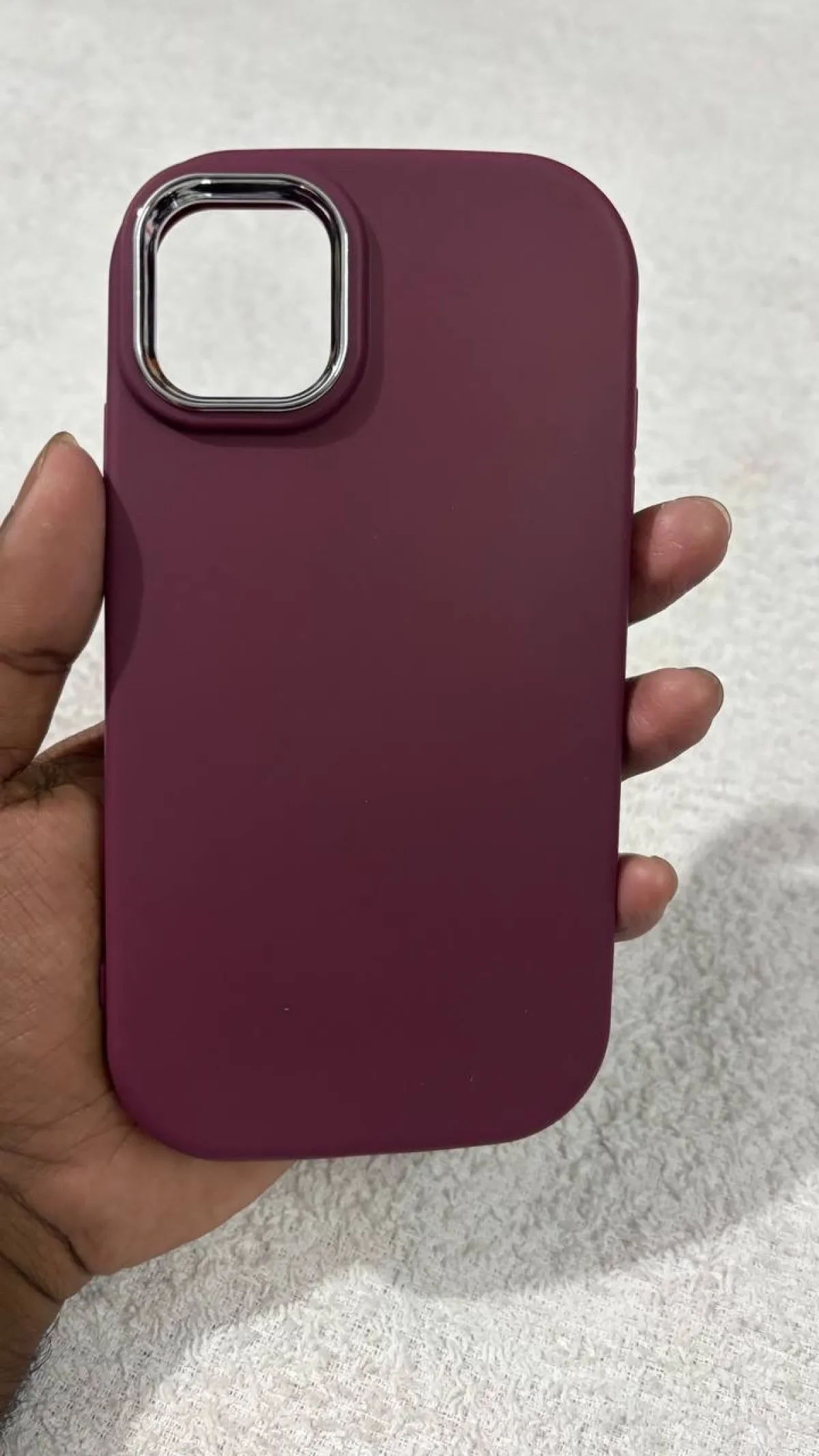 Premium Silicone Cover (Maroon) - Image 2