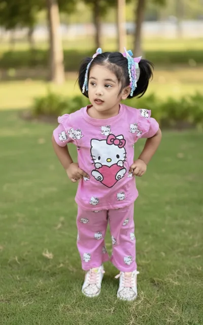 Half Sleeve T-shirt and Pant Set_img_2