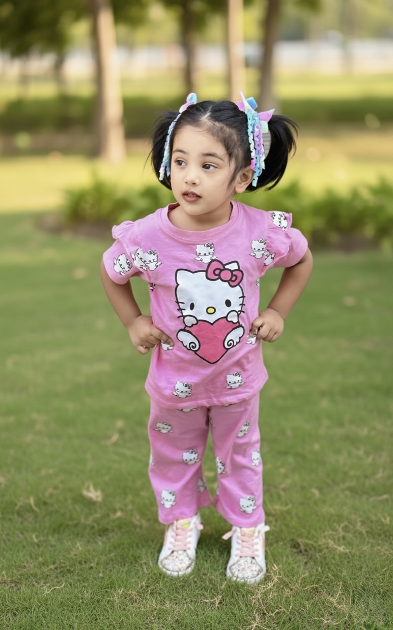 Half Sleeve T-shirt and Pant Set_img_2