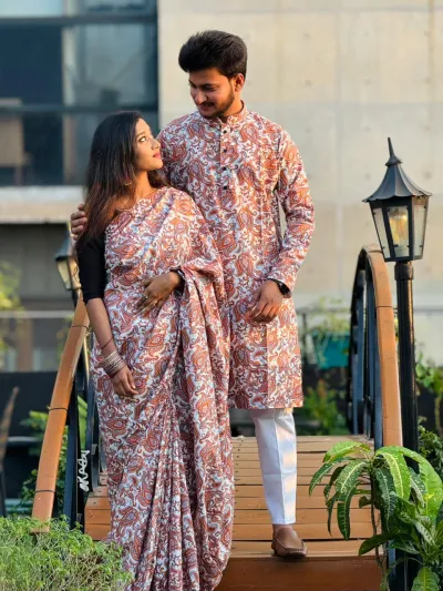 Sharee Panjabi Couple Dress_img_1